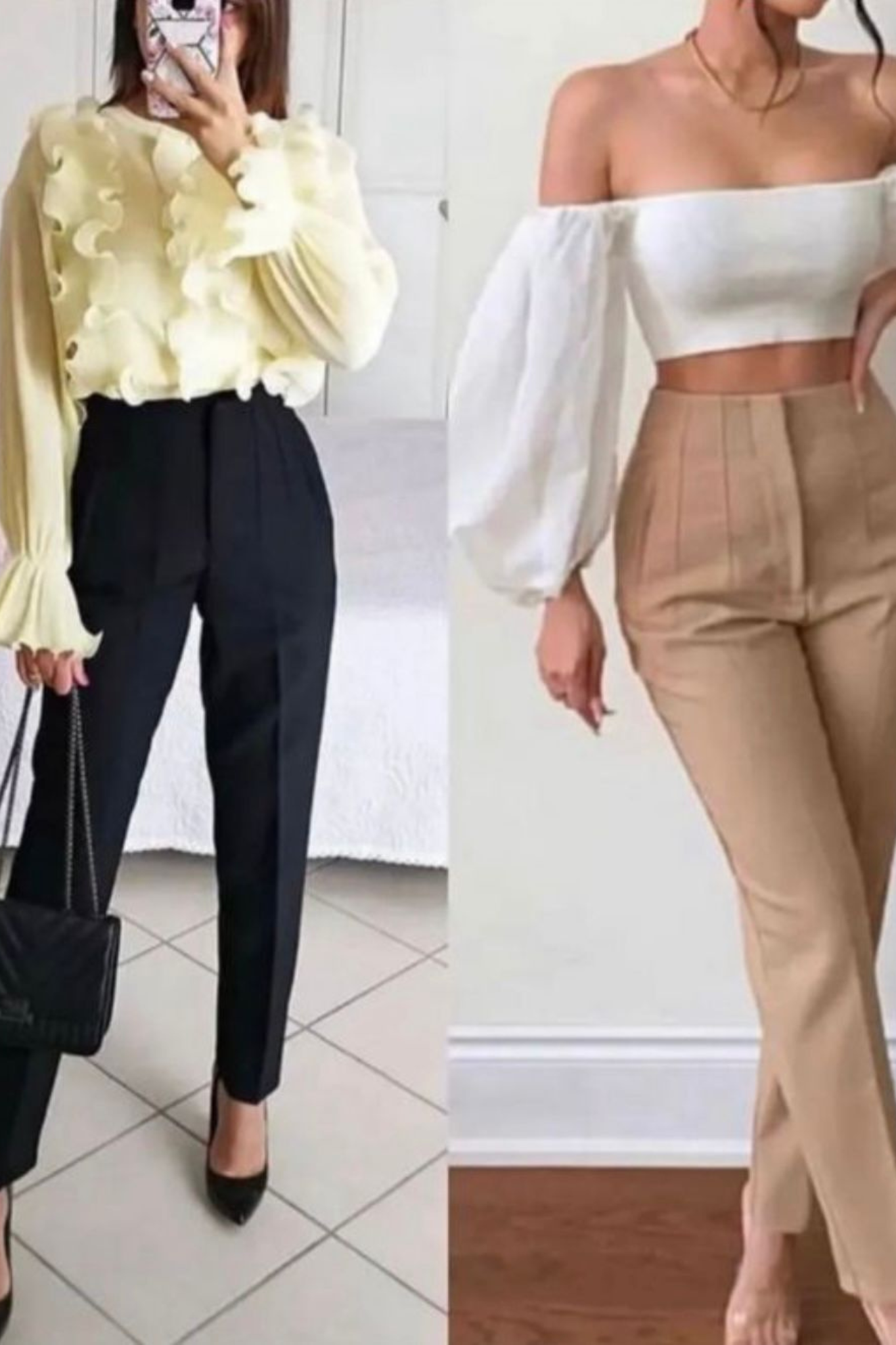 Calça de Alfaiataria com Pregas