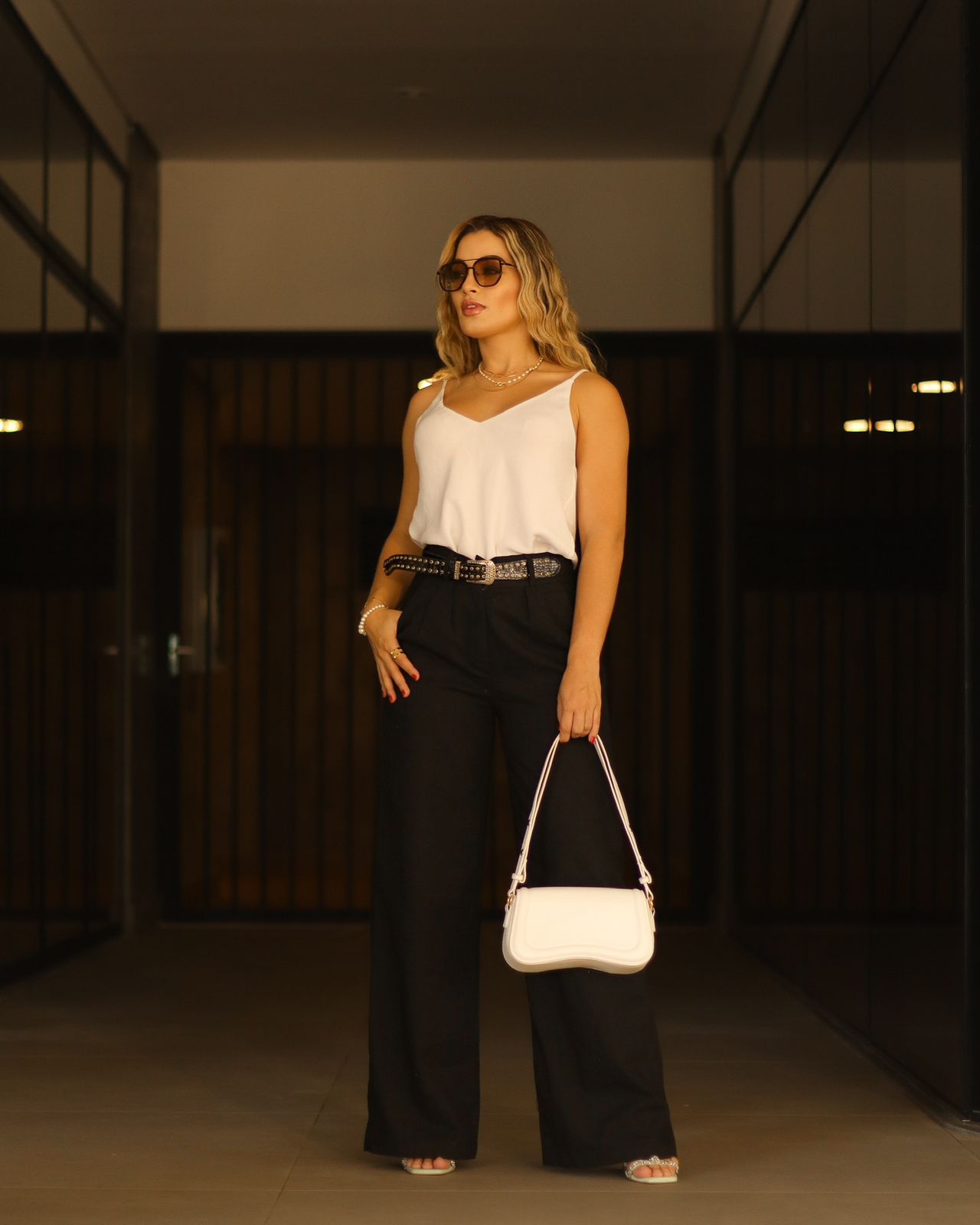 Calça de Linho Pantalona