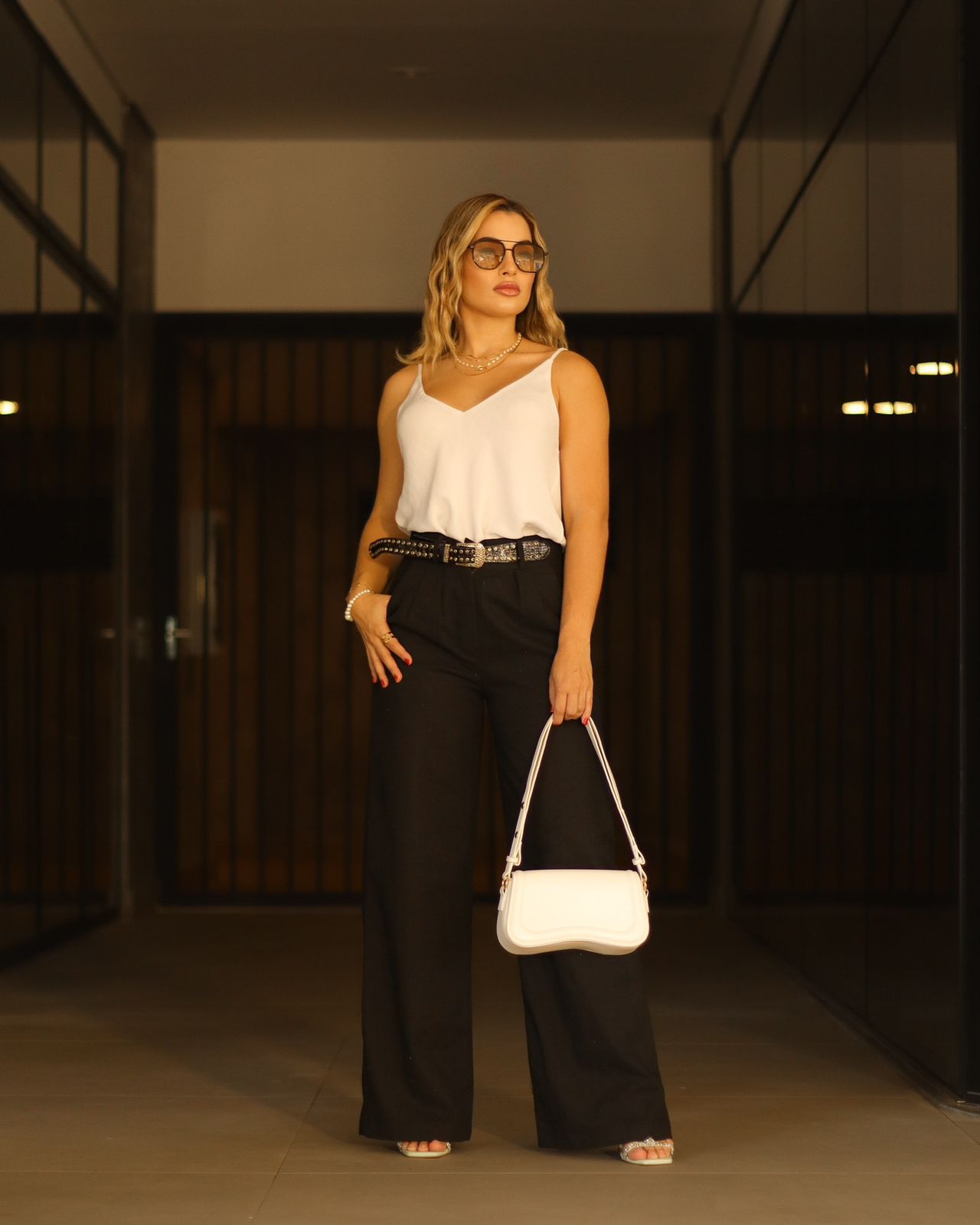 Calça de Linho Pantalona