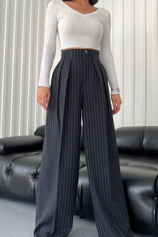 Calça Risca de Giz Michele