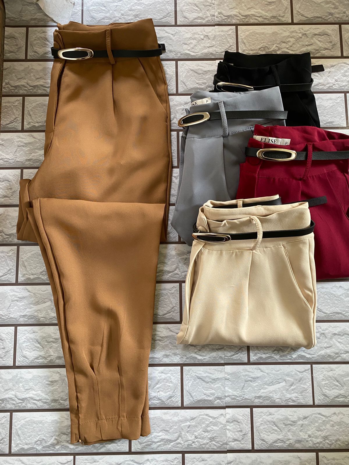 Calça Alfaiataria Diana – com Cinto Forrado