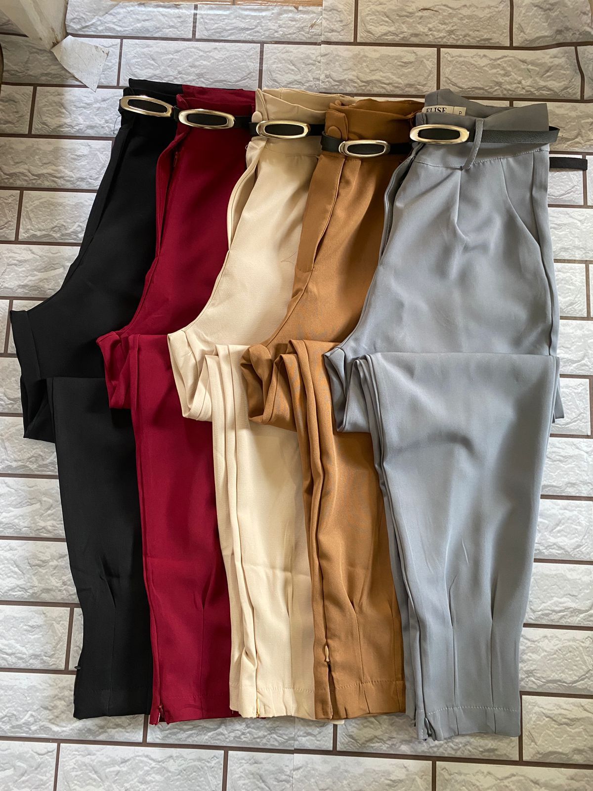 Calça Alfaiataria Diana – com Cinto Forrado